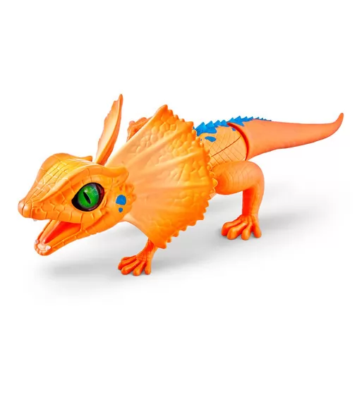 Интерактивная игрушка Robo Alive - Оранжевая плащеносная ящерица - 7149-2_1.jpg - № 1