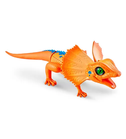 Интерактивная игрушка Robo Alive - Оранжевая плащеносная ящерица - 7149-2_3.jpg - № 3