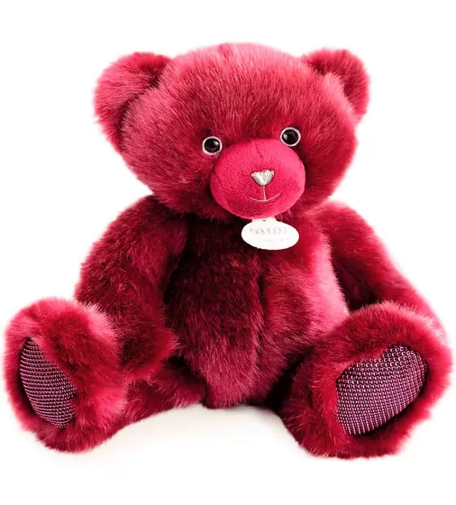 М'яка іграшка Doudou – Ведмедик бордовий (30 cm) - DC3568_1.jpg - № 1