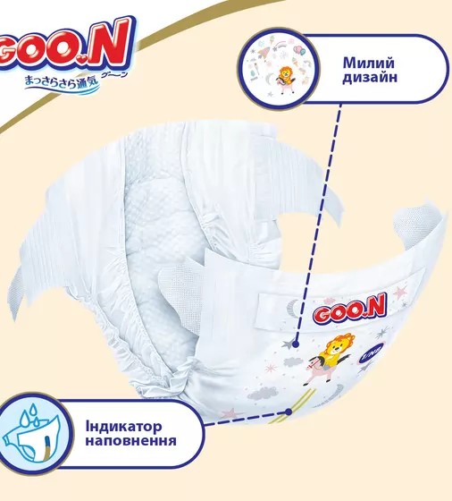 Підгузки Goo.N Premium Soft для новонароджених (SS, до 5 кг, 20 шт) - 863220_8.jpg - № 8