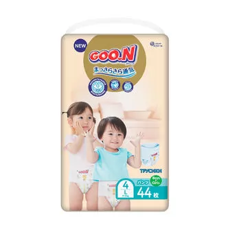 Трусики-підгузки Goo.N Premium Soft для дітей (розмір 4(L), 9-14 kg, 44 шт)
