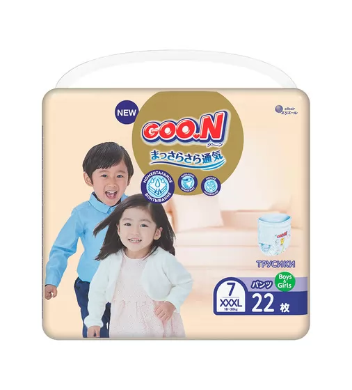 Трусики-подгузники Goo.N Premium Soft для детей (3L, 18-30 кг, 22 шт) - 863231_1.jpg - № 1