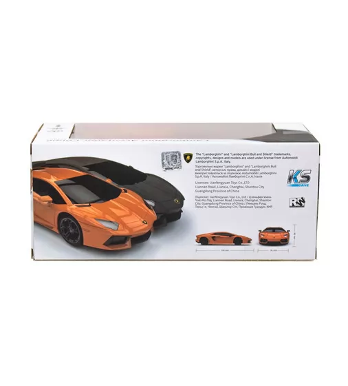 Автомобіль KS Drive на р/к - Lamborghini Aventador LP 700-4 (1:24, 2.4Ghz, оранжевий) - 124GLBO_11.jpg - № 11