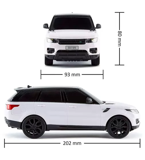 Автомобіль KS Drive на р/к - Land Rover Range Rover Sport (1:24, 2.4Ghz, білий) - 124GRRW_5.jpg - № 5
