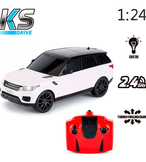 Автомобіль KS Drive на р/к - Land Rover Range Rover Sport (1:24, 2.4Ghz, білий) - 124GRRW_6.jpg - № 6