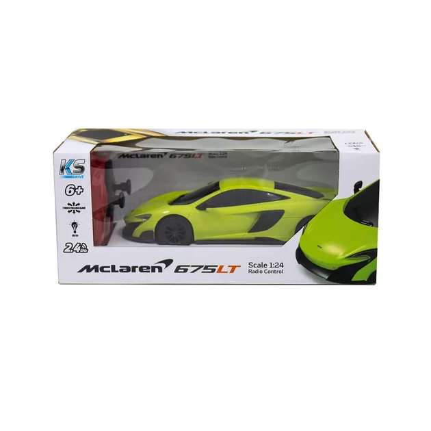 Автомобіль KS Drive на р/к - Mclaren 675LT (1:24, 2.4Ghz, зелений)
