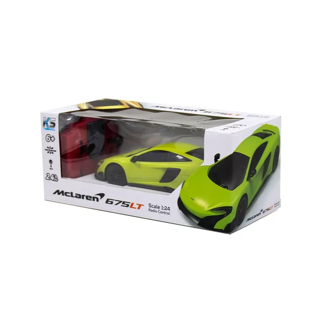 Автомобіль KS Drive на р/к - Mclaren 675LT (1:24, 2.4Ghz, зелений)