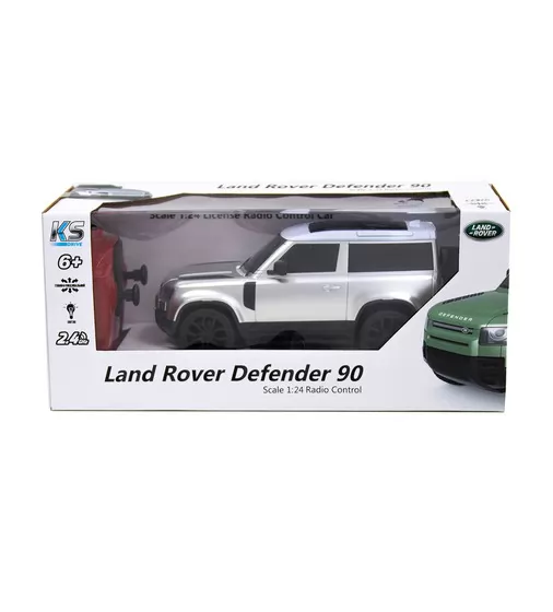 Автомобіль KS Drive на р/к - Land Rover New Defender (1:24, 2.4Ghz, сріблястий) - 124GDES_9.jpg - № 9