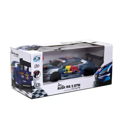 Автомобіль KS Drive на р/к - Audi RS 5 DTM Red Bull (1:24, 2.4Ghz, блакитний) - 124RABL_11.jpg - № 11