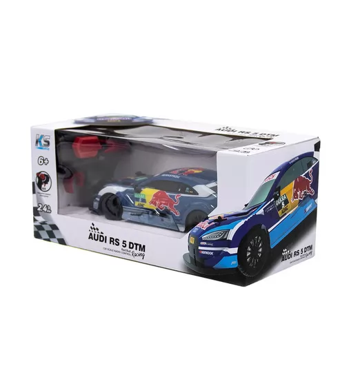 Автомобиль KS Drive на р/у - Audi RS 5 DTM Red Bull (1:24, 2.4Ghz, голубой) - 124RABL_9.jpg - № 9