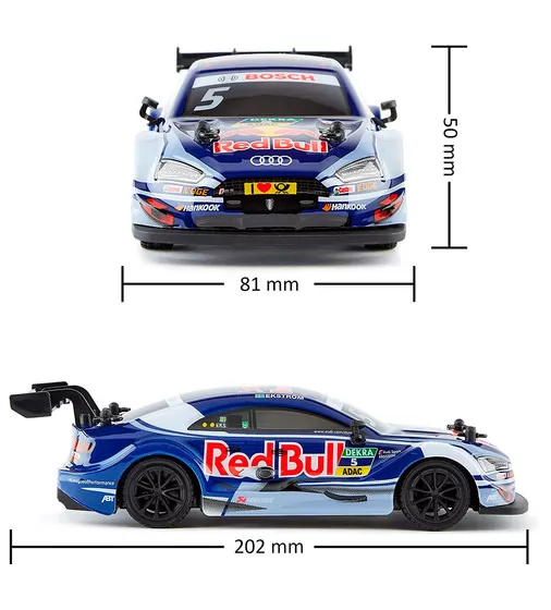 Автомобиль KS Drive на р/у - Audi RS 5 DTM Red Bull (1:24, 2.4Ghz, голубой) - 124RABL_6.jpg - № 6