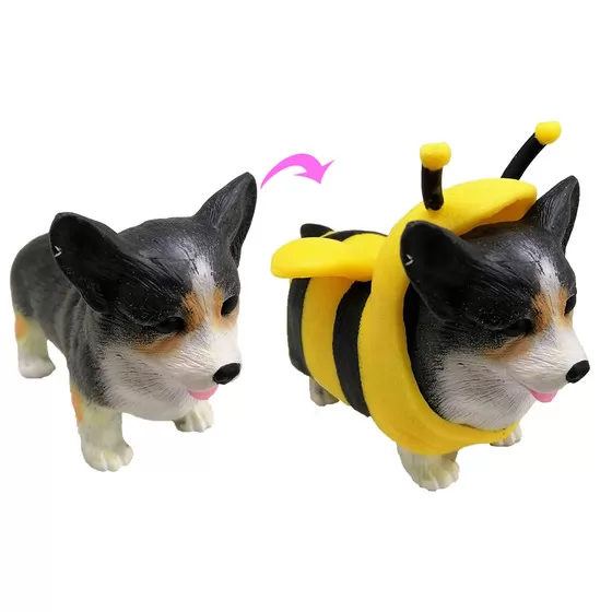 Стретч-игрушка Dress your Puppy S1 - Корги-пчёлка