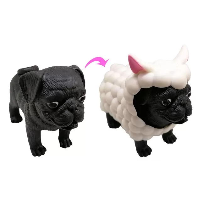 Стретч-іграшка Dress your Puppy S1 - Мопс-овечка