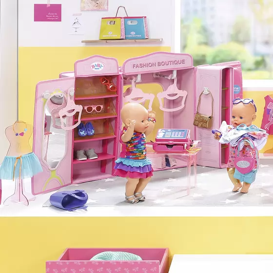 Интерактивный Игровой Набор Для Куклы Baby Born - Модный Бутик