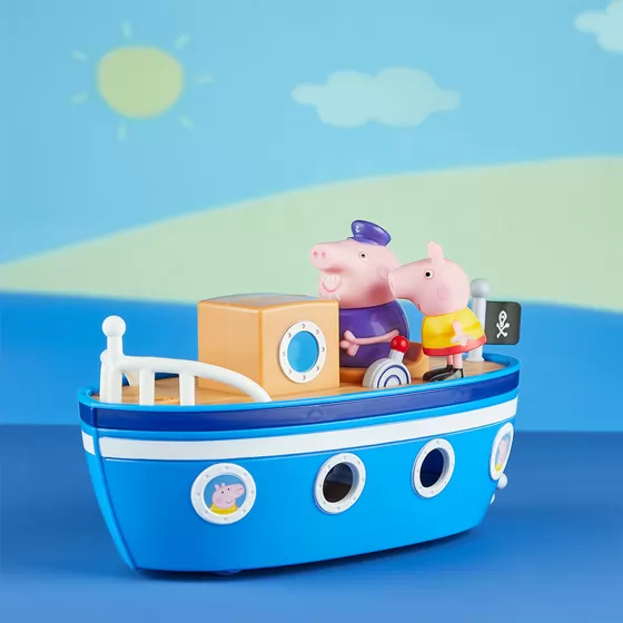 Игровой набор Peppa - Пеппа с дедушкой на корабле