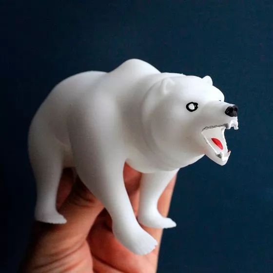 Стретч-игрушка в виде животного – Властелины льда (12 шт, в дисплее)