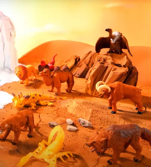 Стретч-игрушка в виде животного Diramix The Epic Animals – Лед против пустыни (20 шт, в дисплее) - DIR-T-10005-CDU_4.jpg - № 4