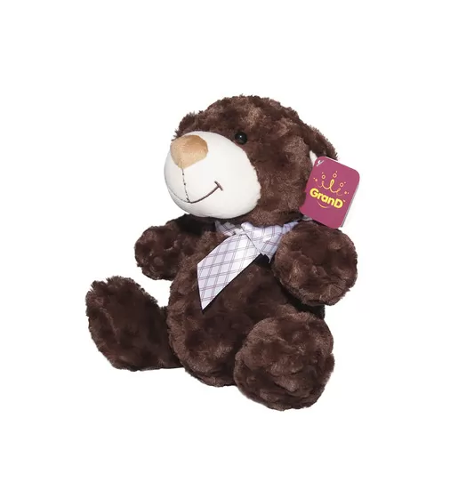 М'яка Іграшка - Ведмідь коричневий з бантом (33 См) - 3302GMU_2.jpg - № 2