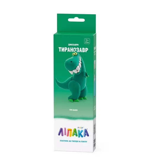 Набор самозатвердевающего пластилина Липака – Тираннозавр - 30073-UA01_1.jpg - № 1
