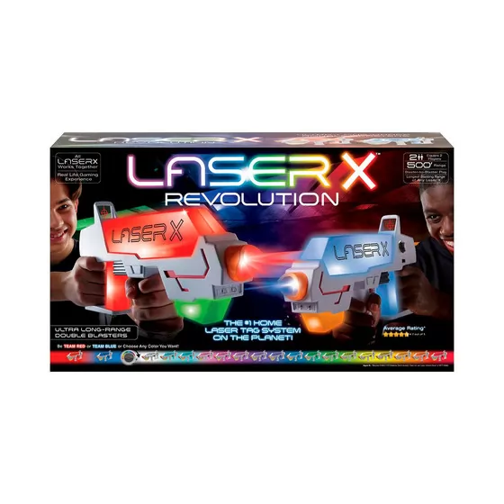 Ігровий набір для лазерних боїв - Laser X Revolution Long Range для двох гравців