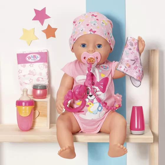 Набір аксесуарів для ляльки Baby Born - Ніжна турбота з чарівною пустушкою