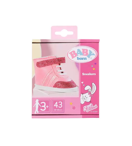 Обувь для куклы Baby Born - Розовые кеды - 833889_6.jpg - № 6
