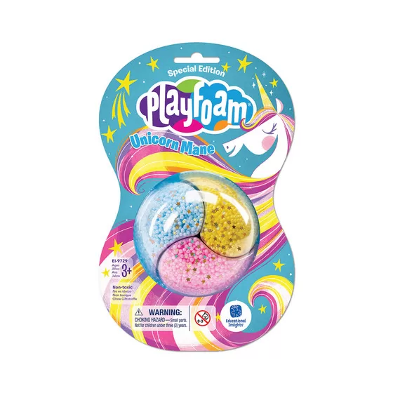Набор шарикового пластилина Educational Insights Playfoam® - Грива единорога