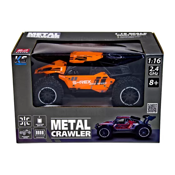 Автомобиль Metal Crawler на р/у – S-Rex (оранжевый, 1:16)