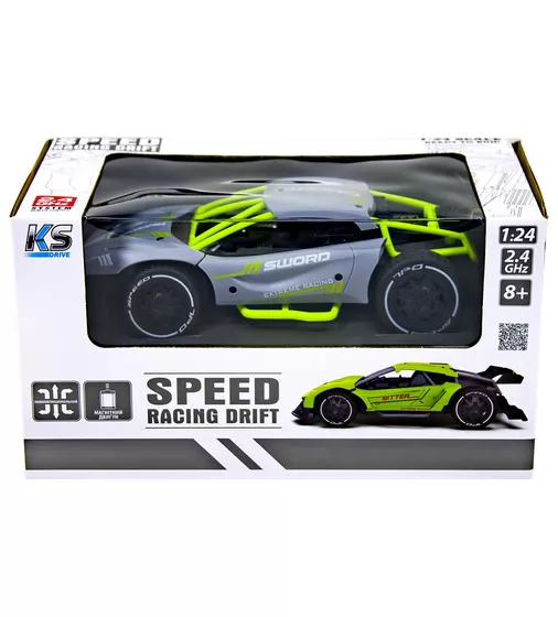Автомобіль Speed racing driftr з р/к – Sword (сірий, 1:24) - SL-289RHG_11.jpg - № 11