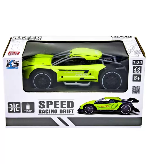 Автомобіль Speed racing drift з р/к – Mask (зелений, 1:24) - SL-290RHGR_11.jpg - № 11
