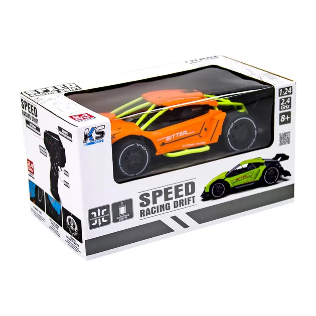 Автомобіль Speed racing drift з р/к &ndash; Bitter (оранжевий, 1:24)