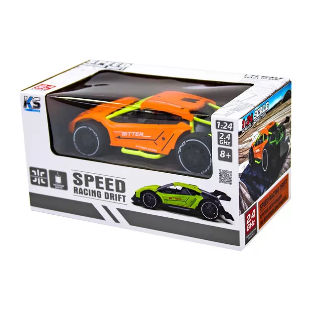 Автомобіль Speed racing drift з р/к &ndash; Bitter (оранжевий, 1:24)