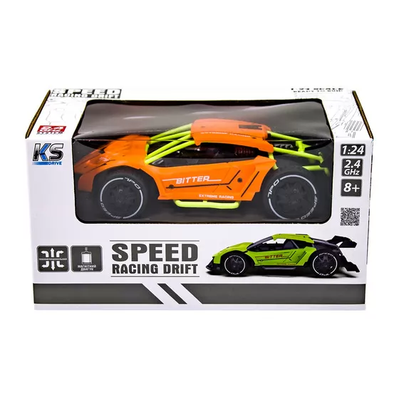 Автомобіль Speed racing drift з р/к – Bitter (оранжевий, 1:24)