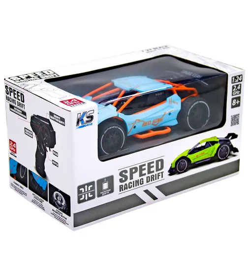 Автомобиль Speed racing driftr на р/у – Red Sing (голубой, 1:24) - SL-292RHB_12.jpg - № 12