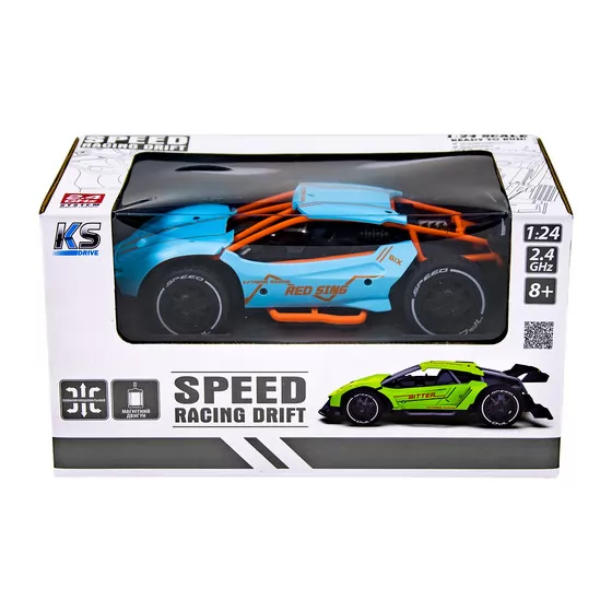 Автомобіль Speed racing drift з р/к – Red Sing (блакитний, 1:24)