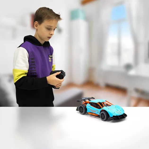 Автомобиль Speed racing driftr на р/у &ndash; Red Sing (голубой, 1:24)