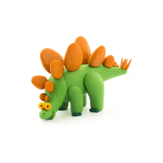 Набор самозатвердевающего пластилина Липака – Стегозавр, Пахицефалозавр, Брахиозавр
