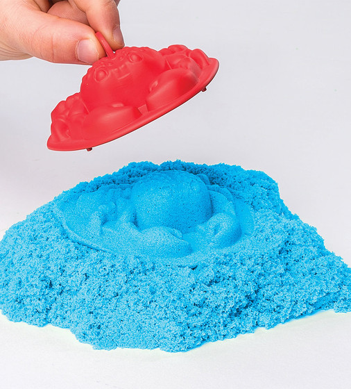Набір Піску Для Дитячої Творчості - Kinetic Sand Замок З Піску (Блакитний) - 71402B_5.jpg - № 5