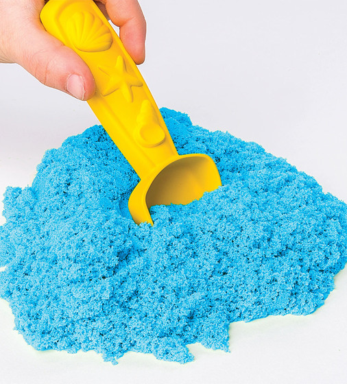 Набір Піску Для Дитячої Творчості - Kinetic Sand Замок З Піску (Блакитний) - 71402B_4.jpg - № 4