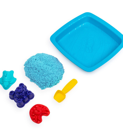 Набір Піску Для Дитячої Творчості - Kinetic Sand Замок З Піску (Блакитний) - 71402B_3.jpg - № 3