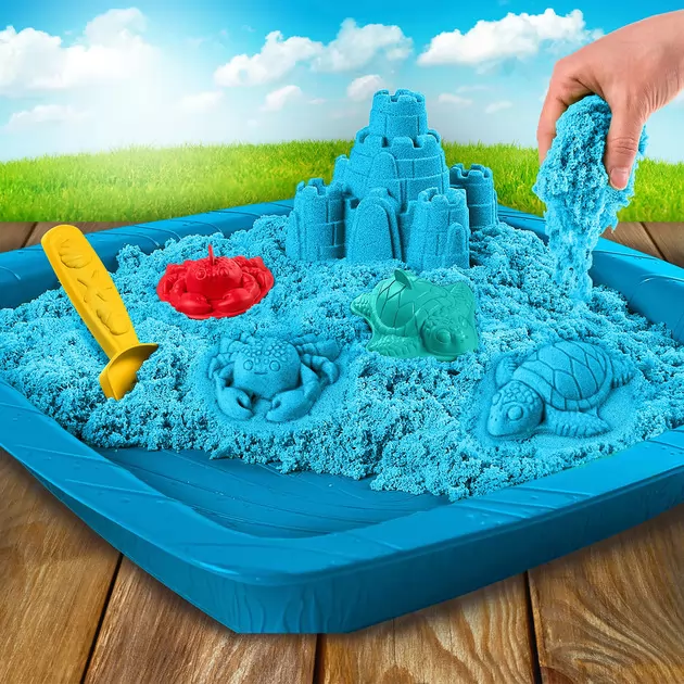 Набір Піску Для Дитячої Творчості - Kinetic Sand Замок З Піску (Блакитний)