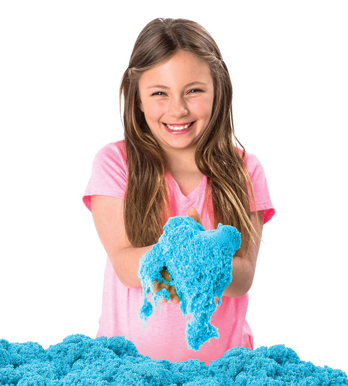 Набір Піску Для Дитячої Творчості - Kinetic Sand Замок З Піску (Блакитний) - 71402B_6.jpg - № 6