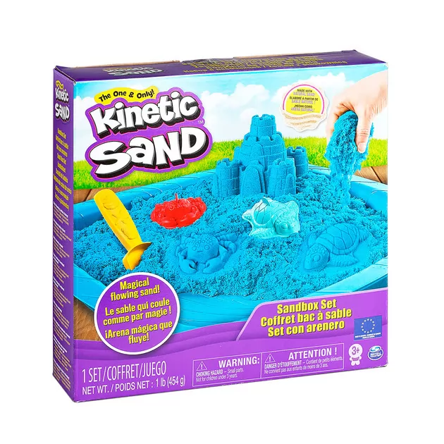 Набір Піску Для Дитячої Творчості - Kinetic Sand Замок З Піску (Блакитний)