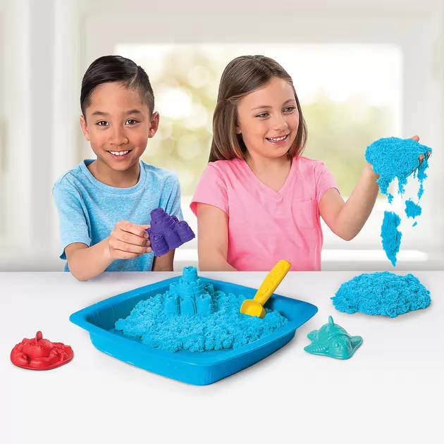 Набір Піску Для Дитячої Творчості - Kinetic Sand Замок З Піску (Блакитний)