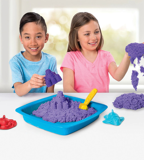 Набір Піску Для Дитячої Творчості - Kinetic Sand Замок З Піску (Фіолетовий) - 71402P_2.jpg - № 2