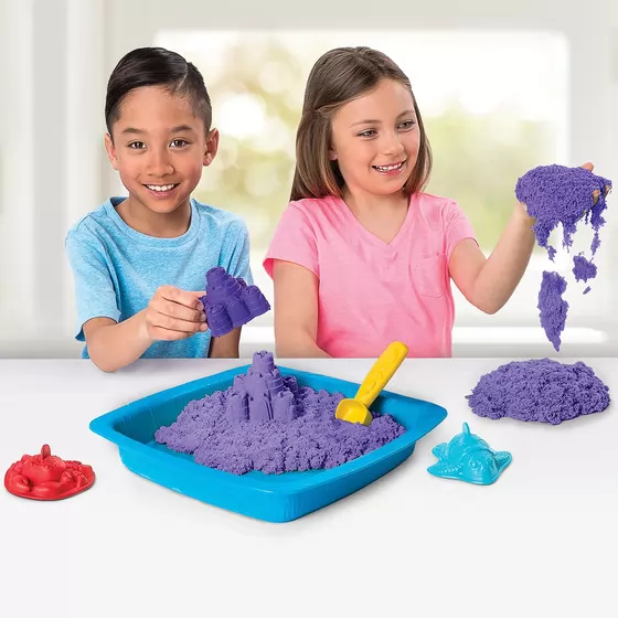 Набор Песка Для Творчества - Kinetic Sand Замок Из Песка (Фиолетовый)