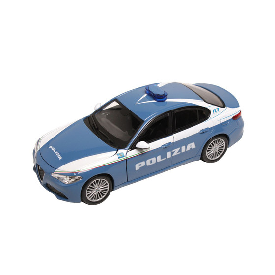 Автомодель - Alfa Romeo Giulia Polizia (Синій, 1:24)