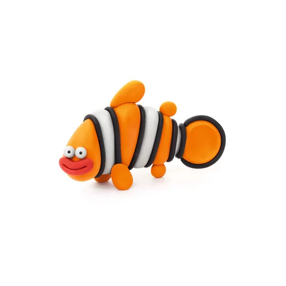 Набір пластиліну, що самостійно твердіє, Ліпака – Океан: риба-клоун