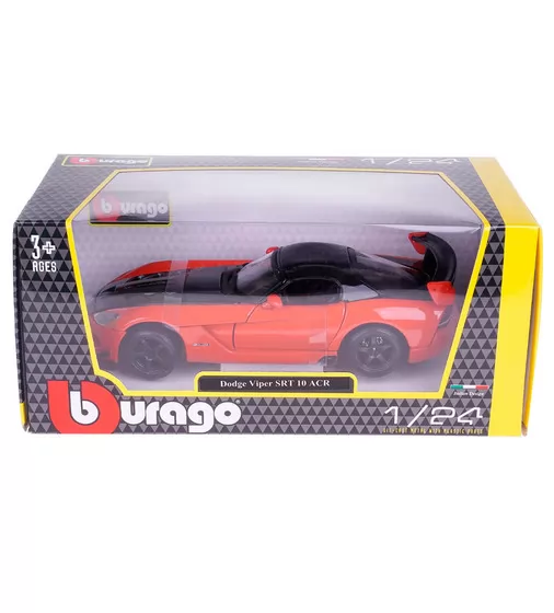 Автомодель - Dodge Viper Srt10 Acr  (ассорті помаранч-чорн металік, червоно-чорн металік, 1:24) - 18-22114_17.jpg - № 17