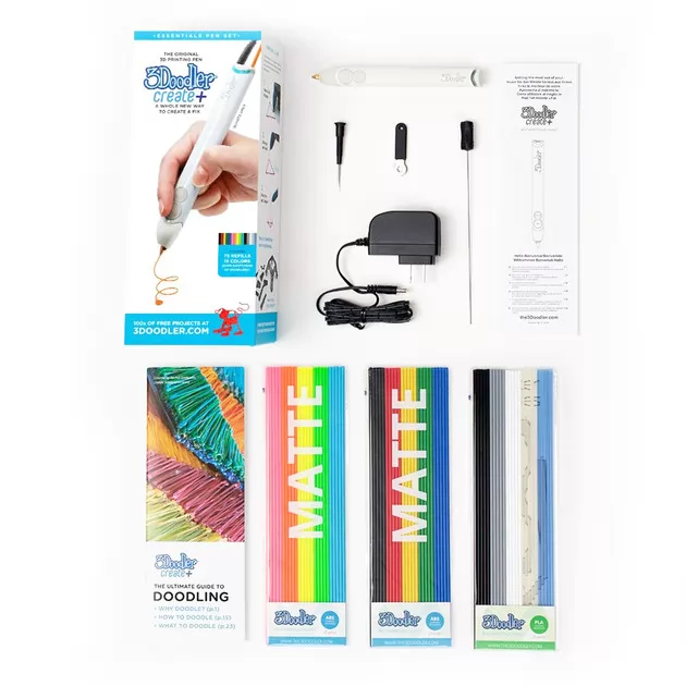 3D-Ручка 3Doodler Create Plus  Для Професійного Користування - Біла